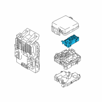 OEM Kia Sedona Pcb Block Assembly Diagram - 91950A9126