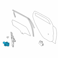 OEM Ford Transit Connect Window Motor Diagram - 6CPZ-5423395-C
