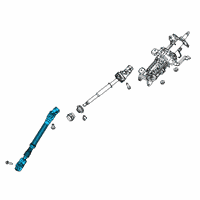 OEM Ford Police Interceptor Utility Lower Shaft Diagram - L1MZ-3B676-A