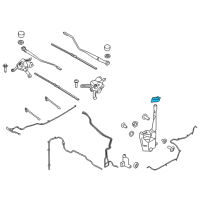 OEM Ford Fusion Reservoir Cap Diagram - FT4Z-17632-A