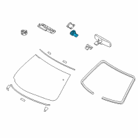 OEM Infiniti M37 Sensor Assy-Humidity Diagram - 27719-1MA0A