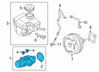 OEM BMW M440i REPAIR KIT BRAKE MASTER CYLI Diagram - 34-33-6-892-205