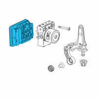 OEM Cadillac XT5 Electronic Brake Control Module Assembly Diagram - 84057107