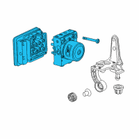 OEM GMC Acadia ABS Control Unit Diagram - 84057105