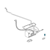 OEM Cadillac Seville Steering Column Upper Bolt Diagram - 11610010