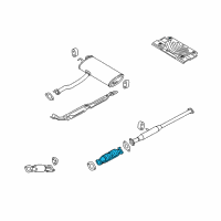 OEM Kia Sportage Catalytic Converter Assembly Diagram - 289502G360