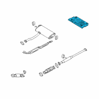 OEM 2015 Hyundai Tucson Protector-Heat Rear Diagram - 28796-2S000