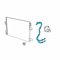 OEM 2017 Jeep Patriot Hose-Transmission Oil Cooler Diagram - 68078998AC