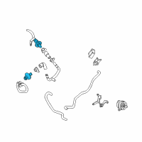 OEM 2000 Chevrolet Corvette Air Valve Diagram - 12565503