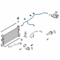 OEM 2018 Ford Focus Reservoir Hose Diagram - CV6Z-8K012-K