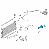 OEM 2016 Ford Focus Thermostat Housing Diagram - CP9Z-8592-G