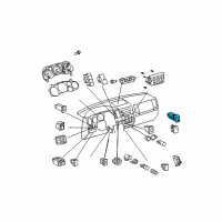 OEM 2011 Toyota Tundra Window Switch Diagram - 84810-0C070