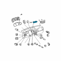 OEM 2011 Toyota Tundra Driver Info Center Module Diagram - 83290-0C030