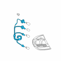 OEM Toyota Camry Socket & Wire Diagram - 81555-33370