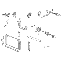 OEM Oldsmobile Valve Asm, A/C Compressor Variable Displacement Control Diagram - 89019193