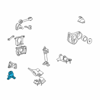 OEM 1999 Toyota Camry Front Mount Diagram - 12361-0A020