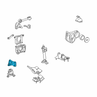OEM Toyota Camry Front Mount Bracket Diagram - 12311-0A040