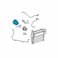 OEM 2009 Jeep Grand Cherokee COMPRES0R-Air Conditioning Diagram - 55116917AD