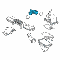 OEM 2018 Toyota C-HR Air Hose Diagram - 17881-0T450