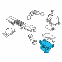 OEM Toyota C-HR Lower Cover Diagram - 17701-0T210