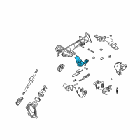 OEM 2007 Infiniti FX45 Tilt Unit - Steering Diagram - 48990-CG200