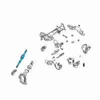 OEM Infiniti FX45 Shaft Assy-Steering Column, Lower Diagram - 48822-CG200