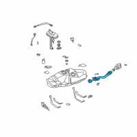 OEM 2002 Toyota Tacoma Filler Pipe Diagram - 77201-35710