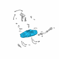 OEM 2002 Toyota Tacoma Fuel Tank Diagram - 77001-04160