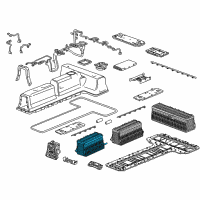 OEM Chevrolet Battery Diagram - 24289121