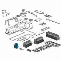 OEM 2016 Chevrolet Volt Relay Assembly Diagram - 24299153