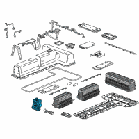 OEM 2018 Chevrolet Volt RELAY ASM-HIGH VLTG BAT DISCONNECT Diagram - 24294646