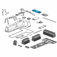 OEM Chevrolet Battery Cover Diagram - 24293710