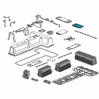 OEM Chevrolet Battery Cover Diagram - 24293709