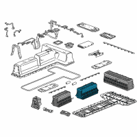 OEM 2017 Chevrolet Volt Battery Diagram - 24289122