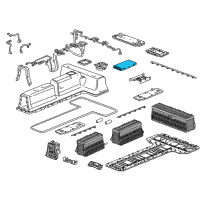 OEM 2016 Chevrolet Volt MODULE ASM-BAT ENGY CONT (W/O CALN & OP S Diagram - 24296900