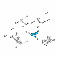 OEM 2019 Hyundai Veloster N Arm Assembly-Rear Trailing Arm, LH Diagram - 55270-J3AA0