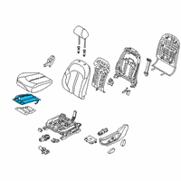OEM 2017 Kia Optima Heater-Front Seat Cushion Diagram - 88195D5010