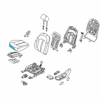 OEM 2020 Kia Optima Pad Assembly-Front Seat Diagram - 88151D5020