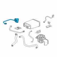 OEM Saturn Outlook Evaporator Tube Diagram - 20907779