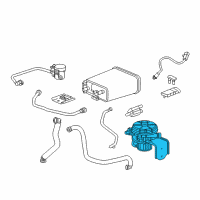 OEM 2010 Hummer H3T Pump, Secondary Air Injection(W/Bracket) Diagram - 15928252