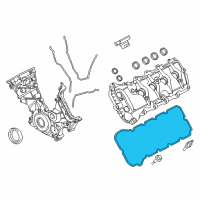 OEM 2022 Ford Mustang Valve Cover Gasket Diagram - JL3Z-6584-D