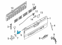 OEM 2022 Nissan Frontier HINGE ASSY-REAR GATE, LH Diagram - 93481-9BU0A