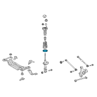 OEM 2007 Toyota Camry Lower Insulator Diagram - 48258-33020