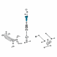 OEM 2010 Toyota Camry Upper Support Diagram - 48760-06180