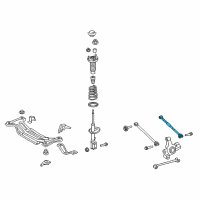 OEM 2011 Toyota Camry Rear Arm Diagram - 48730-33110