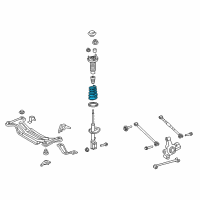 OEM 2009 Toyota Camry Coil Spring Diagram - 48231-06381