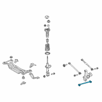 OEM 2010 Toyota Camry Strut Rod Diagram - 48780-07020