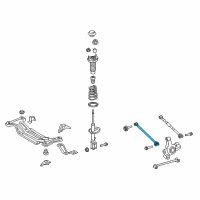 OEM 2008 Toyota Camry Front Arm Diagram - 48710-06120