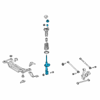 OEM Toyota Camry Strut Diagram - 48530-80527