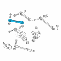 OEM BMW 428i Gran Coupe Left Control Arm Diagram - 33-32-6-792-539